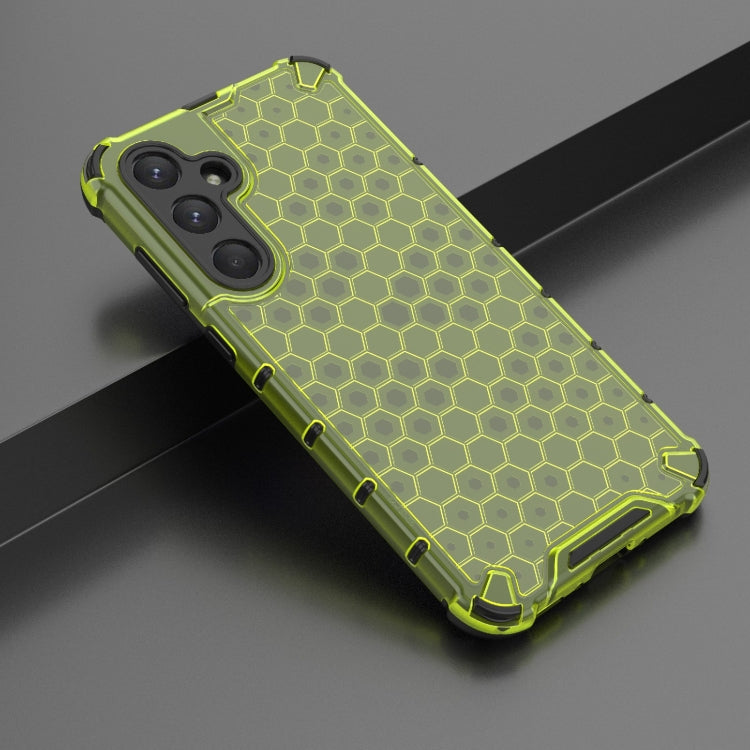 For Samsung Galaxy A35 5G Shockproof Honeycomb PC + TPU Protective Phone Case(Green) - Galaxy Phone Cases by PMC TechLife | Online Shopping South Africa | PMC TechLife