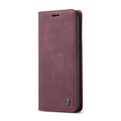 For Samsung Galaxy A21S CaseMe-013 Multifunctional Retro Frosted Horizontal Flip Leather Case with Card Slot & Holder & Wallet(Wine Red) - Galaxy Phone Cases by CaseMe | Online Shopping South Africa | PMC Jewellery | Buy Now Pay Later Mobicred