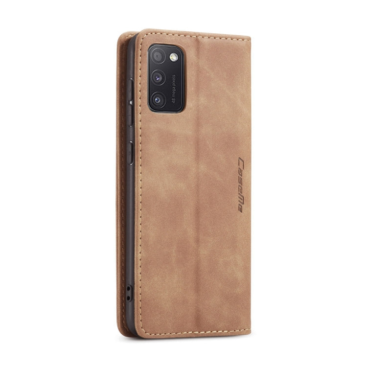 For Samsung Galaxy A41 CaseMe-013 Multifunctional Retro Frosted Horizontal Flip Leather Case with Card Slot & Holder & Wallet(Brown) - Galaxy Phone Cases by CaseMe | Online Shopping South Africa | PMC Jewellery | Buy Now Pay Later Mobicred