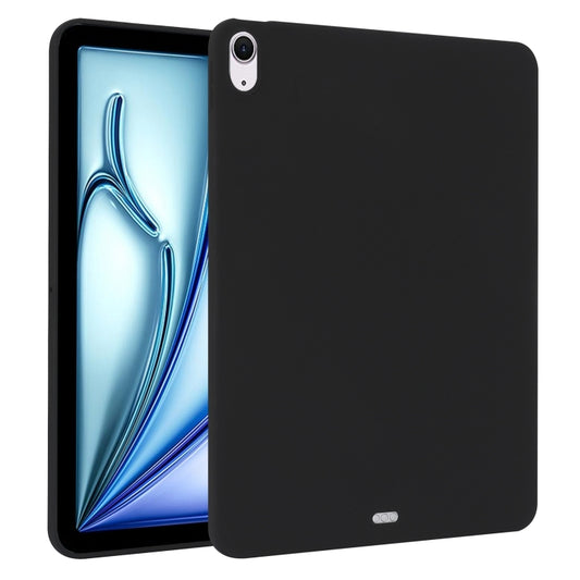 For iPad Air 11 2024 Oil Spray Skin-friendly TPU Tablet Case(Black) - iPad Air 11 2024 Cases by PMC Jewellery | Online Shopping South Africa | PMC Jewellery | Buy Now Pay Later Mobicred