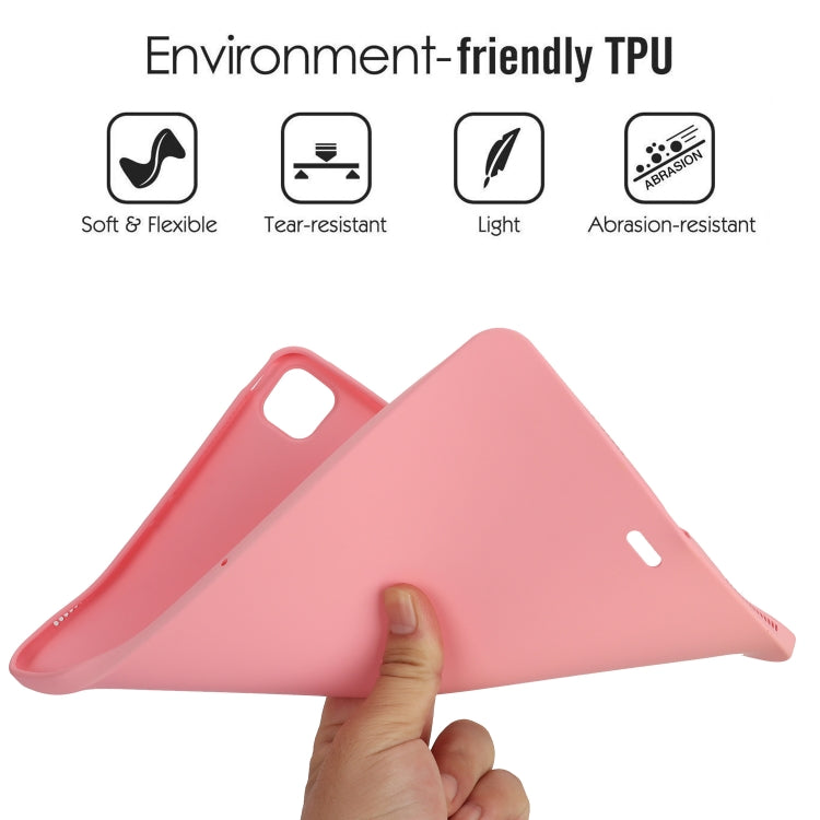 For iPad Pro 13 2024 Oil Spray Skin-friendly TPU Tablet Case(Pink) - iPad Pro 13 2024 Cases by PMC Jewellery | Online Shopping South Africa | PMC Jewellery | Buy Now Pay Later Mobicred