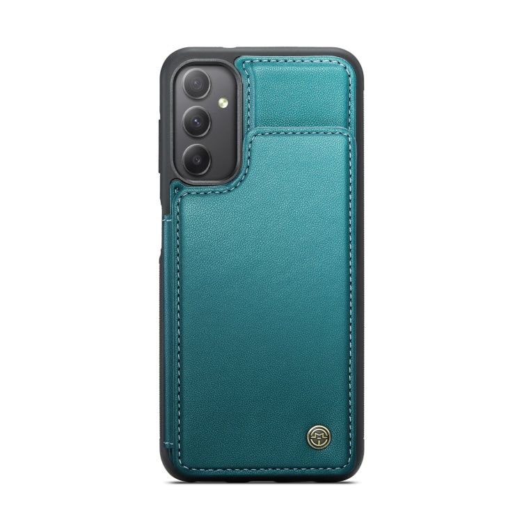 For Samsung Galaxy A34 5G CaseMe C22 Card Slots Holder RFID Anti-theft Phone Case(Blue Green) - Galaxy Phone Cases by CaseMe | Online Shopping South Africa | PMC Jewellery | Buy Now Pay Later Mobicred