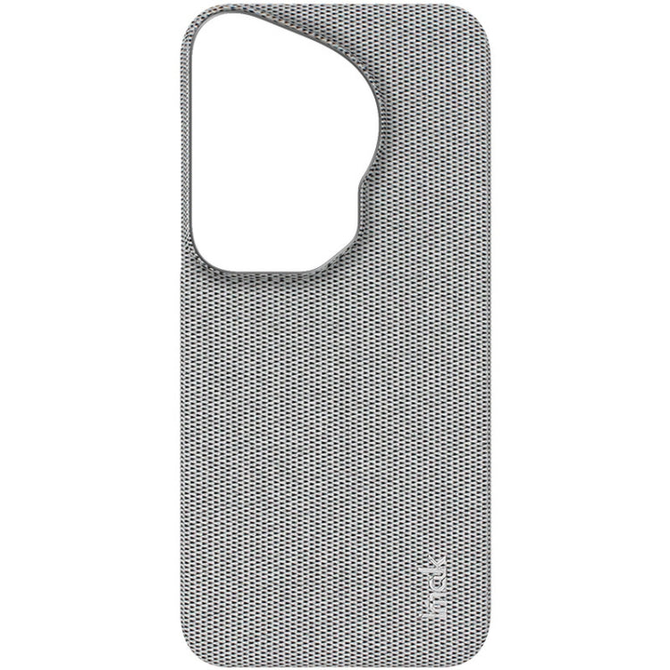 For Huawei Pura 70 Ultra imak Ruiyi Series Cloth Texture PU + PC Phone Case(Light Grey) - Huawei Cases by imak | Online Shopping South Africa | PMC Jewellery | Buy Now Pay Later Mobicred