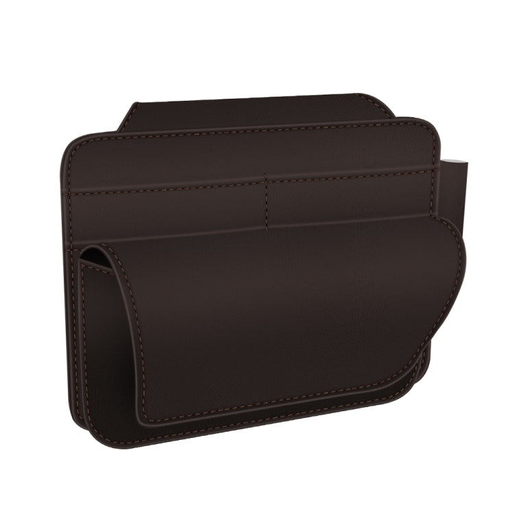 3073 Napa Texture Leather Car Removable Glasses Storage Bag(Brown) - free shipping - PMC TechLife - Order now!