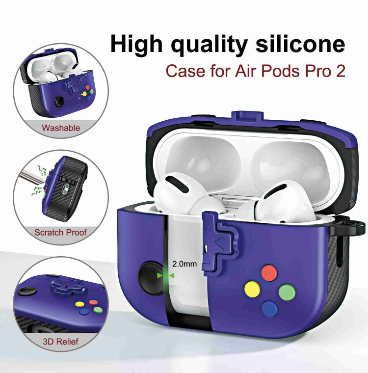For AirPods 3 Game Console Shape Wireless Earphones Protective Case(Black) - For AirPods 3 by PMC Jewellery | Online Shopping South Africa | PMC Jewellery | Buy Now Pay Later Mobicred