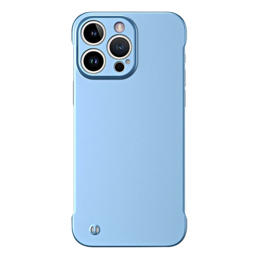 For iPhone 11 Pro Frameless Metallic Paint Hybrid PC Phone Case(Sierra Blue) - iPhone 11 Pro Cases by PMC Jewellery | Online Shopping South Africa | PMC Jewellery | Buy Now Pay Later Mobicred