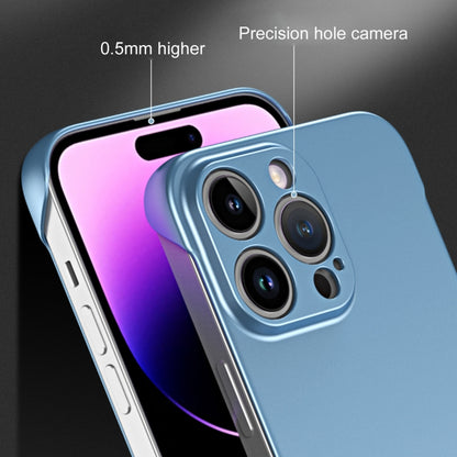 For iPhone 11 Pro Frameless Metallic Paint Hybrid PC Phone Case(Deep Purple) - iPhone 11 Pro Cases by PMC Jewellery | Online Shopping South Africa | PMC Jewellery | Buy Now Pay Later Mobicred