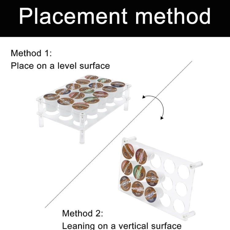 2pcs YX037 Coffee Capsule Display Rack Coffee Bag Organizer - free shipping - PMC TechLife - Order now!