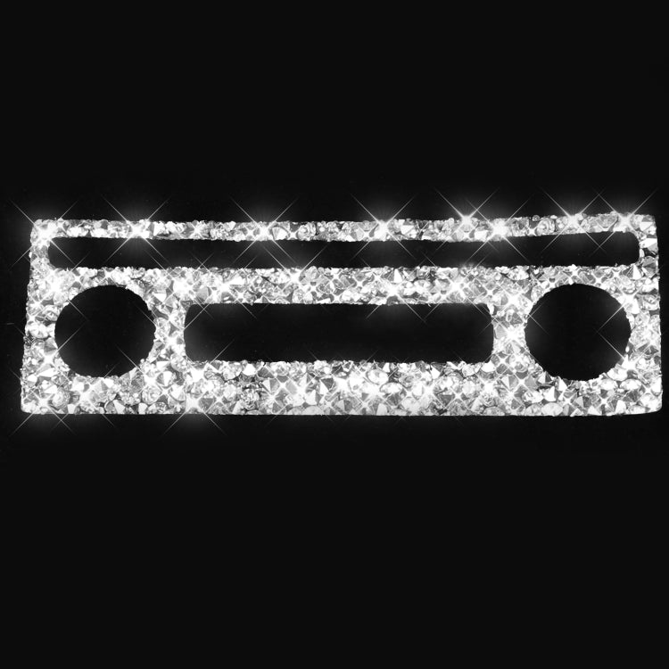 For Chevrolet Corvette C6 2005-2013 Car Aircondition Button Diamond Decorative Sticker, Left Drive - Car Interior Mouldings by PMC TechLife | Online Shopping South Africa | PMC TechLife | Buy Now Pay Later Mobicred
