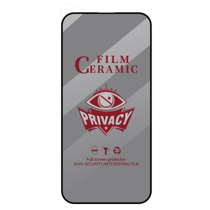 For iPhone 16 25pcs Full Coverage HD Privacy Ceramic Film - iPhone 16 Tempered Glass by PMC Jewellery | Online Shopping South Africa | PMC Jewellery | Buy Now Pay Later Mobicred