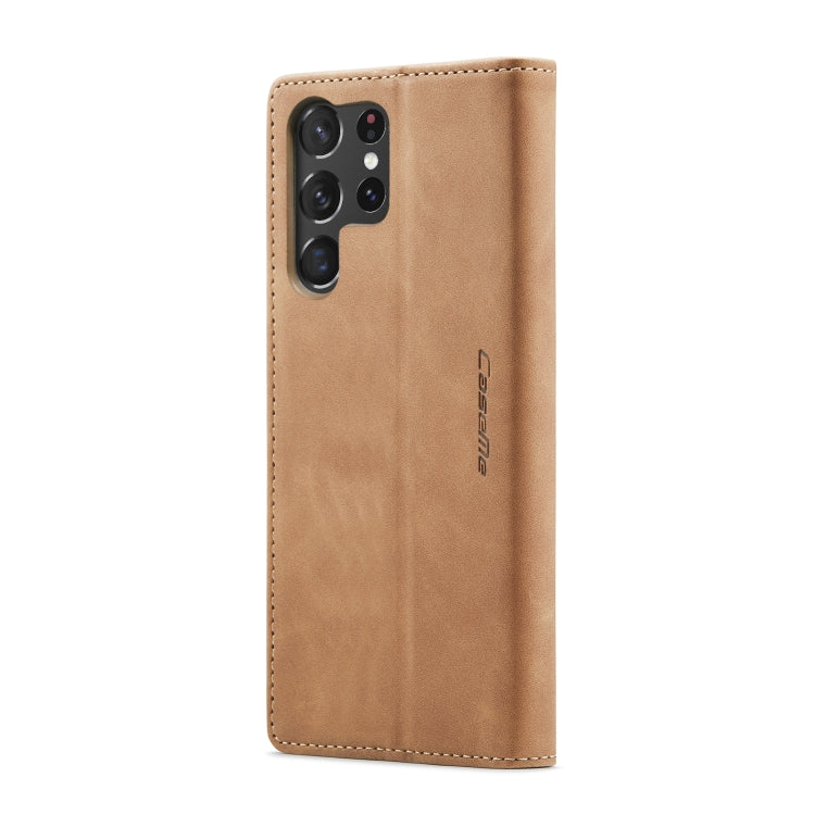 ForSamsung Galaxy S24 Ultra 5G CaseMe 013 Multifunctional Horizontal Flip Leather Phone Case(Brown) - Galaxy S24 Ultra 5G Cases by CaseMe | Online Shopping South Africa | PMC Jewellery | Buy Now Pay Later Mobicred