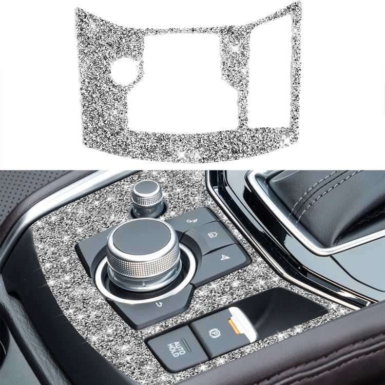 For Mazda CX-5 2017-2018 Car Electronic Handbrake Panel Diamond Decorative Sticker, Right Drive - Car Interior Mouldings by PMC TechLife | Online Shopping South Africa | PMC TechLife | Buy Now Pay Later Mobicred