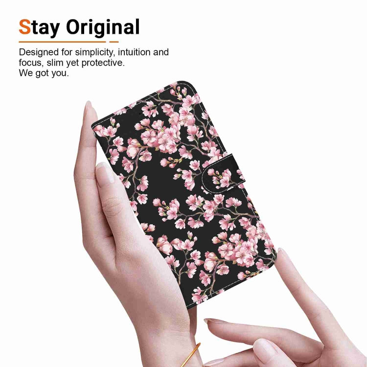 For Xiaomi Redmi Note 12 Pro Crystal Texture Colored Drawing Leather Phone Case(Plum Bossom) - free shipping - PMC TechLife - Order now!