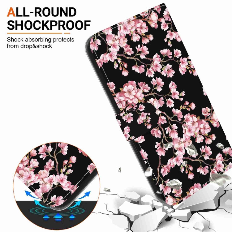 For Xiaomi Redmi Note 12 Pro Crystal Texture Colored Drawing Leather Phone Case(Plum Bossom) - free shipping - PMC TechLife - Order now!