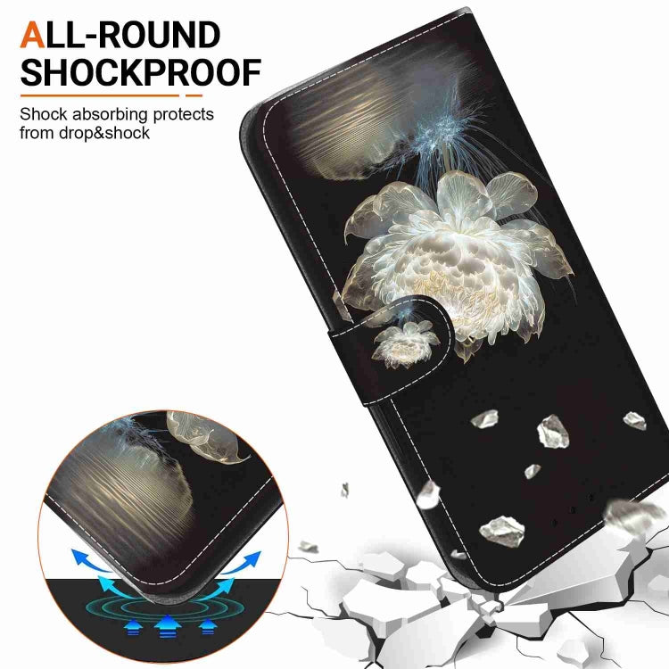 For Xiaomi Poco X4 Pro 5G Crystal Texture Colored Drawing Leather Phone Case(Crystal Peony) - free shipping - PMC TechLife - Order now!