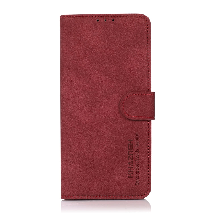 For Google Pixel 9 KHAZNEH Matte Texture Leather Phone Case(Red) - Google Cases by PMC TechLife | Online Shopping South Africa | PMC TechLife | Buy Now Pay Later Mobicred