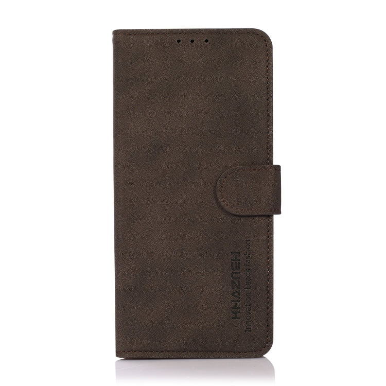 For Google Pixel 9 Pro KHAZNEH Matte Texture Leather Phone Case(Brown) - Google Cases by PMC TechLife | Online Shopping South Africa | PMC TechLife | Buy Now Pay Later Mobicred