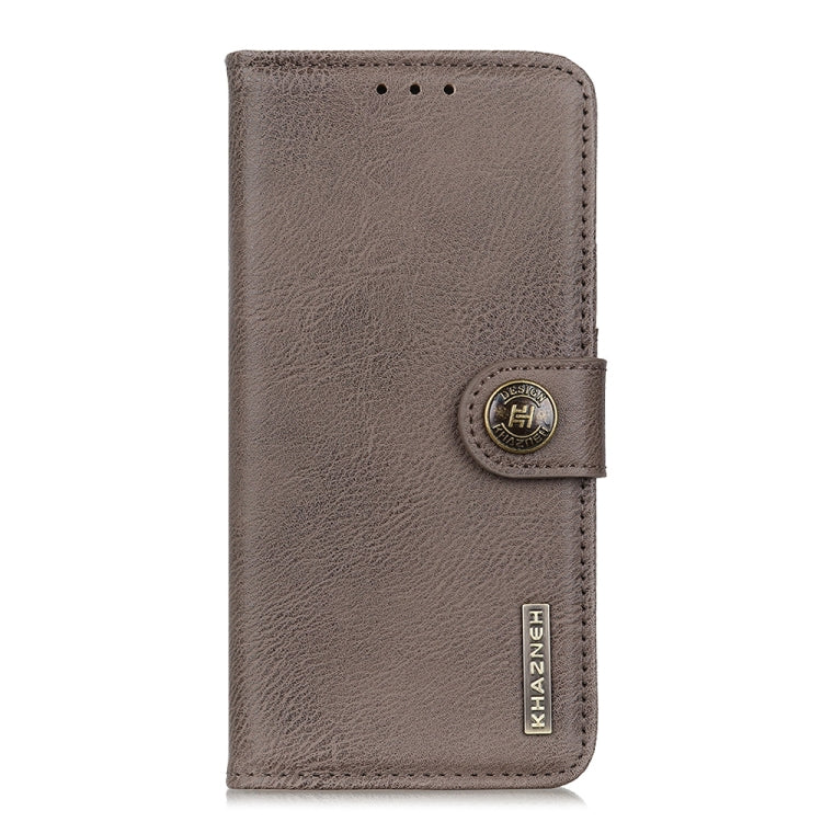 For Google Pixel 10 Pro / 9 Pro KHAZNEH Cowhide Texture Horizontal Flip Leather Phone Case(Khaki) - free shipping - PMC TechLife - Order now!