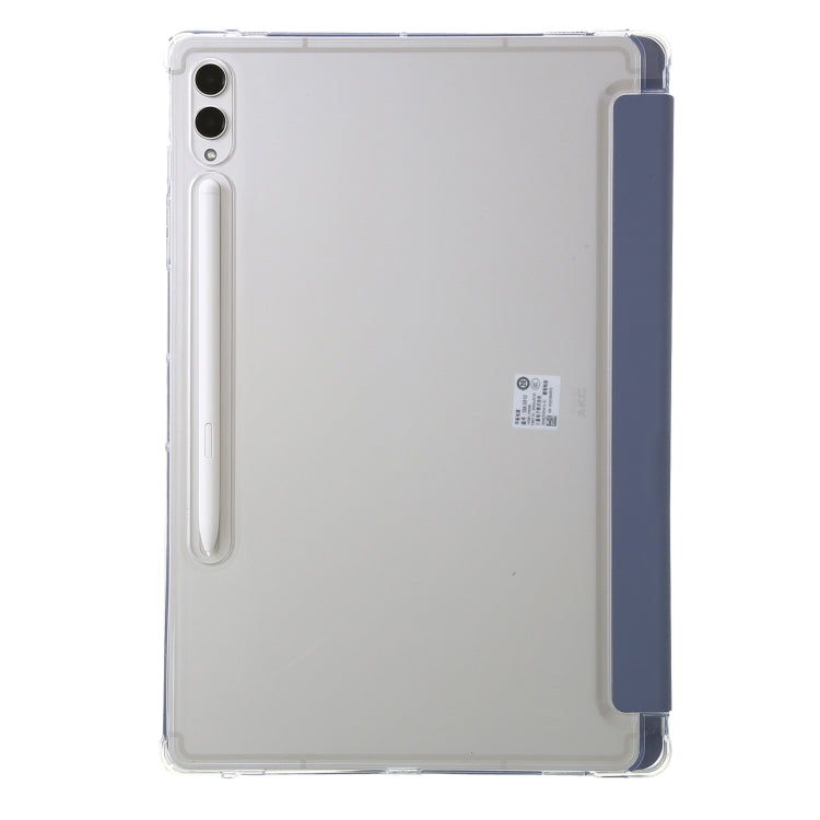 For Samsung Galaxy Tab S10+ / S9+ Clear Acrylic Deformation Leather Tablet Case(Lavender) - Tab S10+ Cases by PMC Jewellery | Online Shopping South Africa | PMC Jewellery | Buy Now Pay Later Mobicred