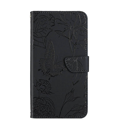 For Google Pixel 9 Skin Feel Butterfly Embossed Flip Leather Phone Case(Black) - Google Cases by PMC Jewellery | Online Shopping South Africa | PMC Jewellery | Buy Now Pay Later Mobicred