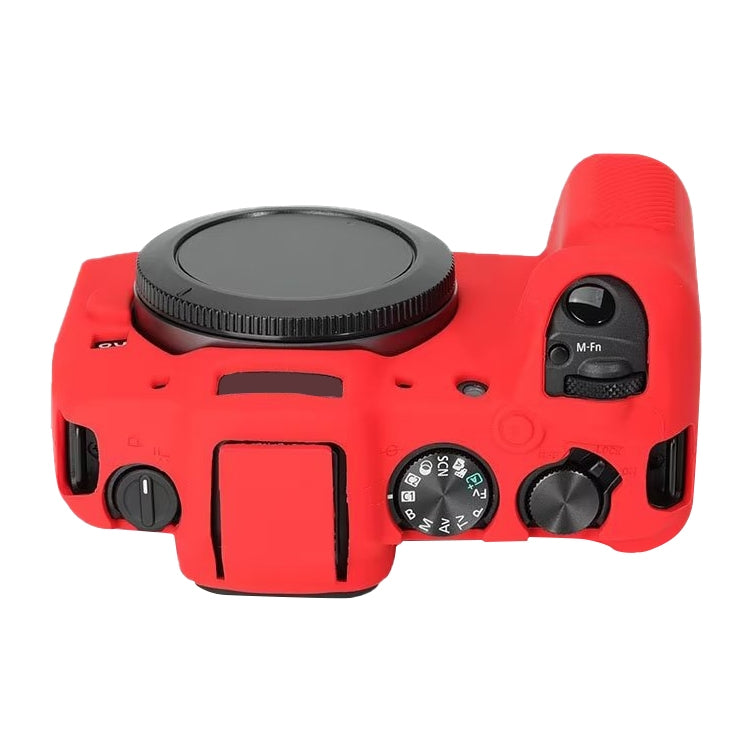 For Canon EOS R8 Soft Silicone Protective Case(Red) - Protective Case by PMC TechLife | Online Shopping South Africa | PMC TechLife | Buy Now Pay Later Mobicred