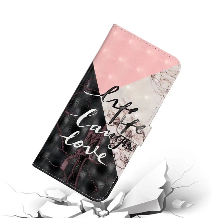 For iPhone 16 Pro Max Oil Embossed 3D Drawing Leather Phone Case(Stitching Marble) - iPhone 16 Pro Max Cases by PMC TechLife | Online Shopping South Africa | PMC TechLife | Buy Now Pay Later Mobicred