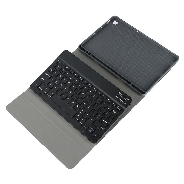 For Samsung Galaxy Tab S9 FE Square Cap Bluetooth Keyboard Leather Case with Pen Slot(Green) - Samsung Keyboard by PMC TechLife | Online Shopping South Africa | PMC TechLife