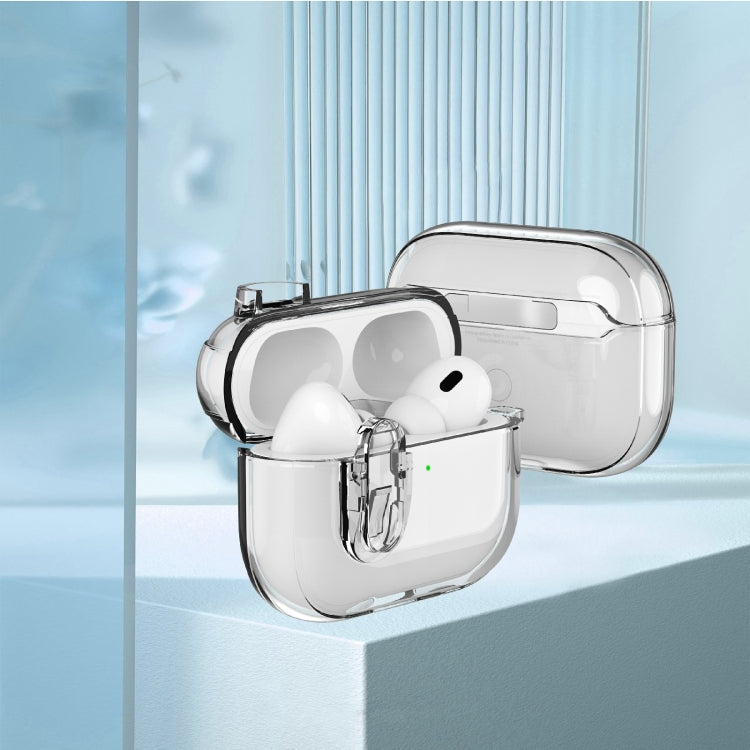 For AirPods Pro 2 Ice Crystals Shockproof Earphone Protective Case(Grey) - For AirPods Pro 2 by PMC Jewellery | Online Shopping South Africa | PMC Jewellery | Buy Now Pay Later Mobicred