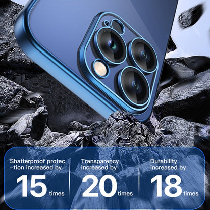 For iPhone 15 Pro Max TOTUDESIGN PC-3 Series MagSafe Electroplating TPU Phone Case(Blue) - iPhone 15 Pro Max Cases by TOTUDESIGN | Online Shopping South Africa | PMC Jewellery