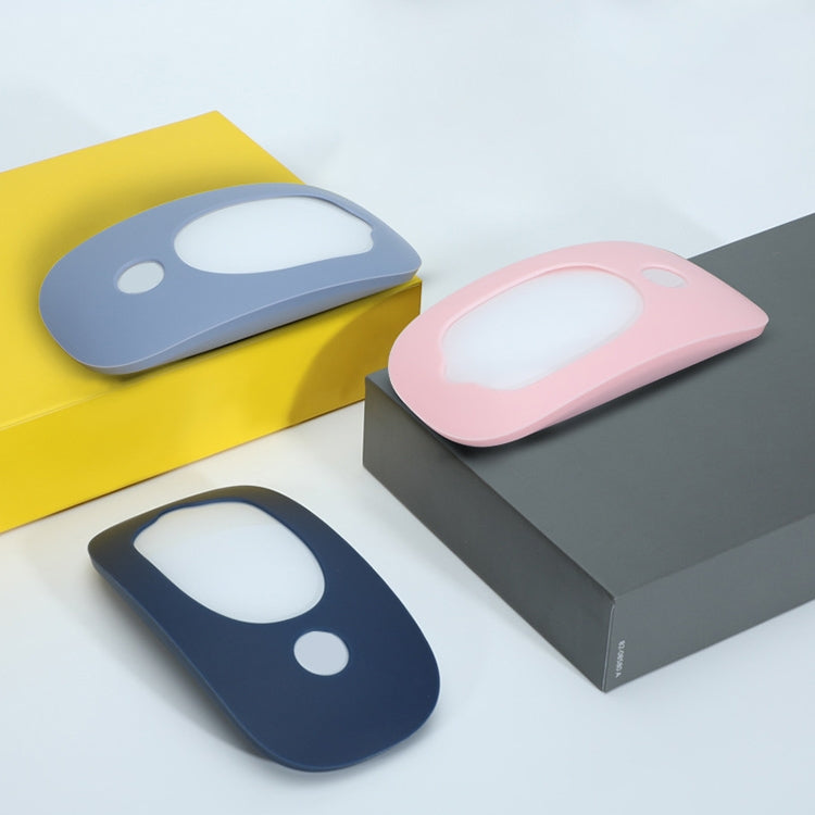 For Apple Magic Mouse 1 / 2 Mouse Silicone Protective Case(Midnight Blue) - Protective Bags by PMC Jewellery | Online Shopping South Africa | PMC Jewellery | Buy Now Pay Later Mobicred