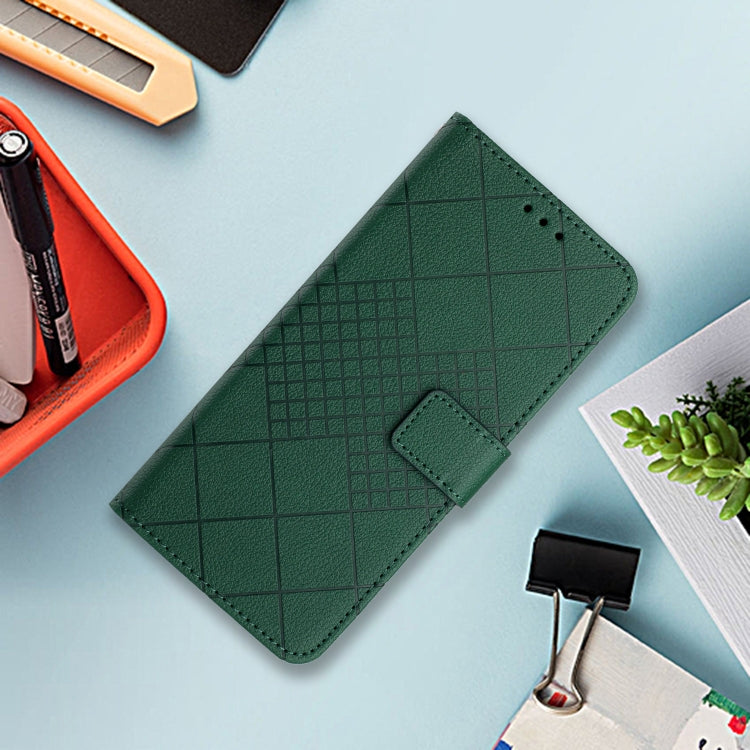 For Google Pixel 9 Pro Rhombic Grid Texture Leather Phone Case(Green) - free shipping - PMC TechLife - Order now!