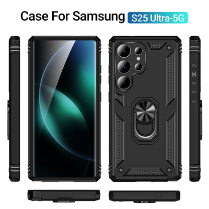 For Samsung Galaxy S25 Ultra 5G Shockproof TPU + PC Phone Case(Black) - Galaxy S25 Ultra 5G Cases by PMC Jewellery | Online Shopping South Africa | PMC Jewellery | Buy Now Pay Later Mobicred