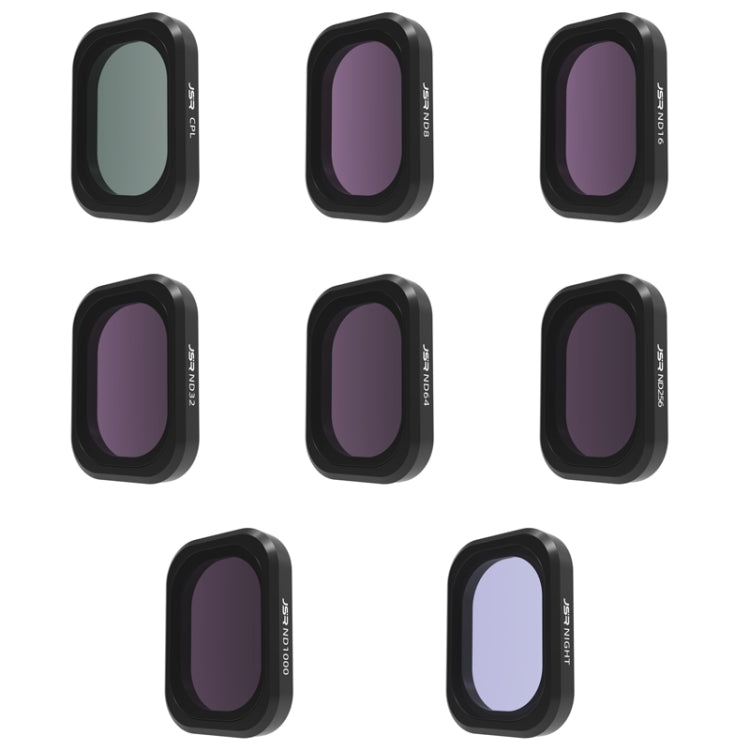 For DJI OSMO Pocket 3 JSR CB Series Camera Lens Filter, Filter:8 in 1 CPL ND NIGHT - Lens Accessories by JSR | Online Shopping South Africa | PMC Jewellery | Buy Now Pay Later Mobicred