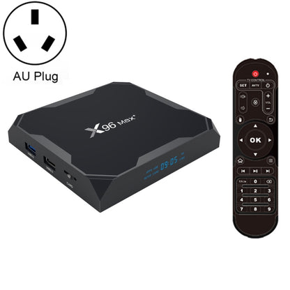 X96 max+ 4K Smart TV Box, Android 9.0, Amlogic S905X3 Quad-Core Cortex-A55,4GB+64GB, Support LAN, AV, 2.4G/5G WiFi, USBx2,TF Card, AU Plug - Amlogic S905 by PMC Jewellery | Online Shopping South Africa | PMC Jewellery | Buy Now Pay Later Mobicred