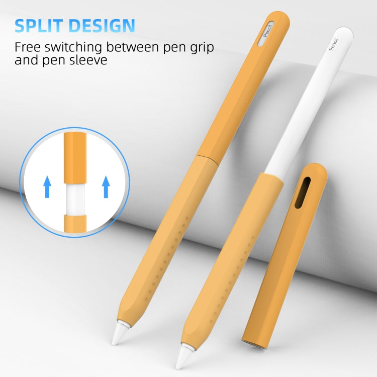 For Apple Pencil 2 / Pro DUX DUCIS Detachable Gradient Colorful Stylus Case(Gradient Orange) - Pencil Accessories by DUX DUCIS | Online Shopping South Africa | PMC Jewellery | Buy Now Pay Later Mobicred