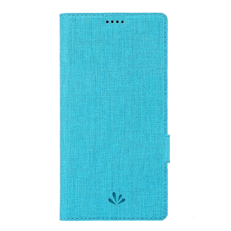 For LG Stylo 6 ViLi Side Button Magnetic Suction Type Shockproof TPU + PU Horizontal Flip Protective Case with Card Slot & Holder & Wallet(Blue) - LG by ViLi | Online Shopping South Africa | PMC Jewellery | Buy Now Pay Later Mobicred