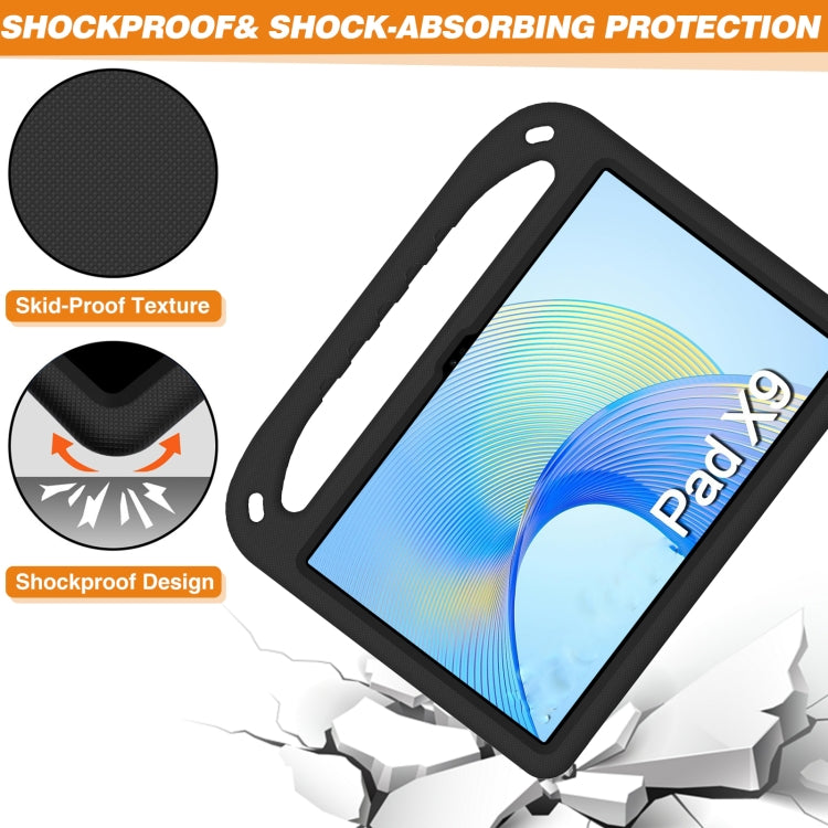 For Honor Pad X9 / X8 Pro Handle Portable EVA Shockproof Tablet Case(Black) - Honor by PMC TechLife | Online Shopping South Africa | PMC TechLife | Buy Now Pay Later Mobicred