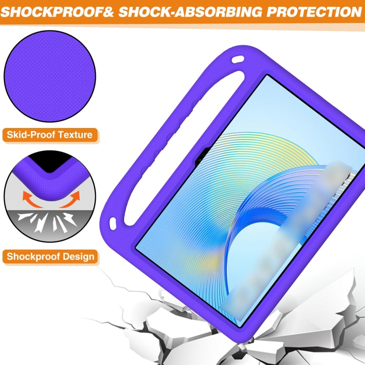 For Honor Pad X9 / X8 Pro Handle Portable EVA Shockproof Tablet Case(Purple) - Honor by PMC TechLife | Online Shopping South Africa | PMC TechLife | Buy Now Pay Later Mobicred