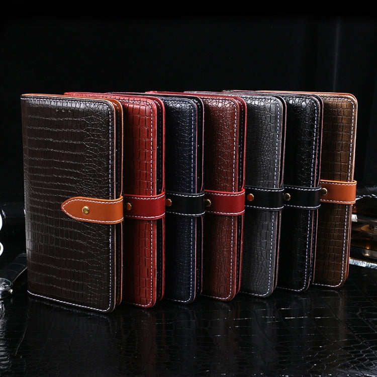 For Ulefone Note 8P idewei Crocodile Texture Horizontal Flip Leather Case with Holder & Card Slots & Wallet(Black) - Ulefone Cases by PMC Jewellery | Online Shopping South Africa | PMC Jewellery | Buy Now Pay Later Mobicred