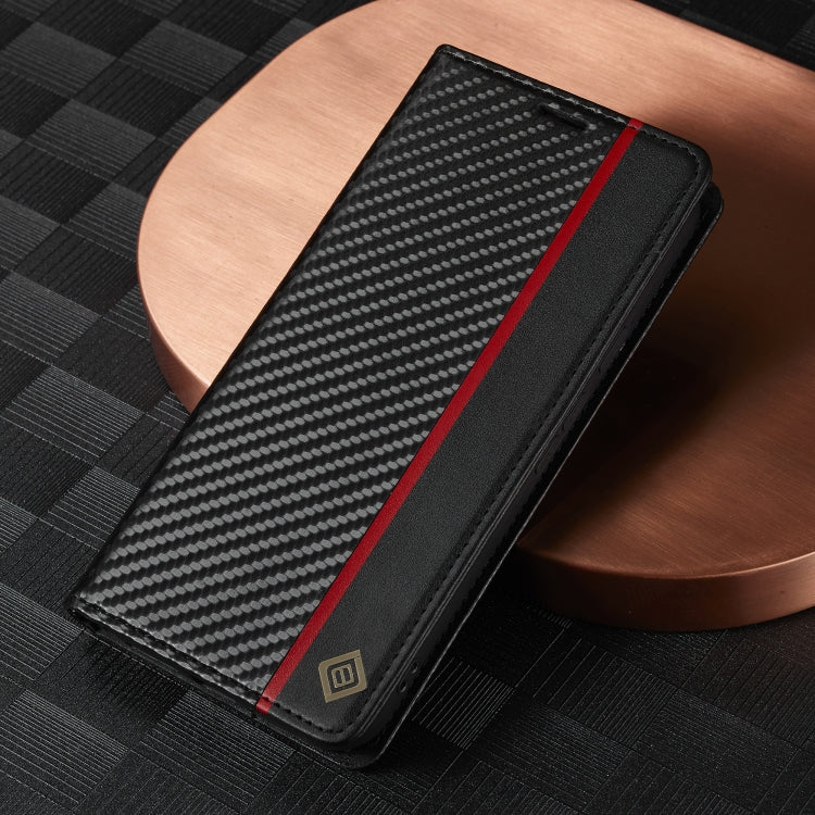 For Google Pixel 9 LC.IMEEKE Carbon Fiber Leather Phone Case(Vertical Black) - Google Cases by LC.IMEEKE | Online Shopping South Africa | PMC TechLife | Buy Now Pay Later Mobicred
