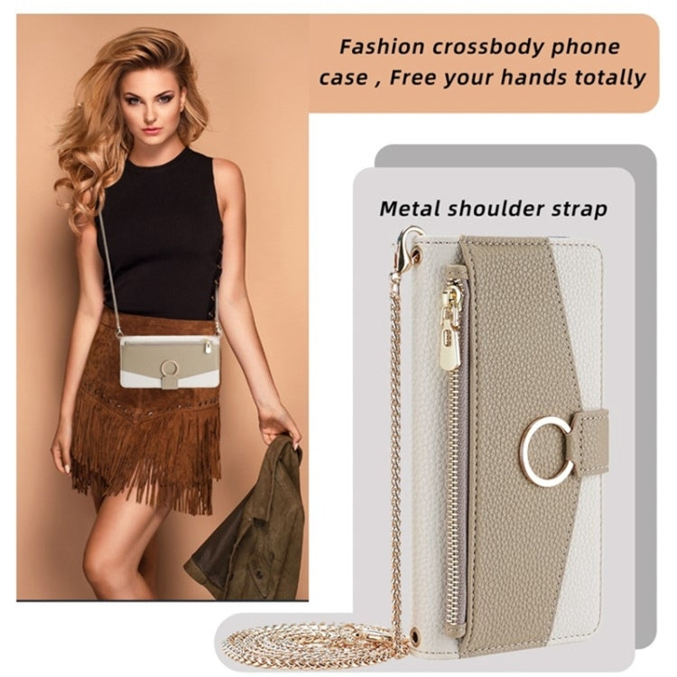 For Honor X30 Crossbody Litchi Texture Leather Phone Case(White) - Honor Cases by PMC TechLife | Online Shopping South Africa | PMC TechLife | Buy Now Pay Later Mobicred