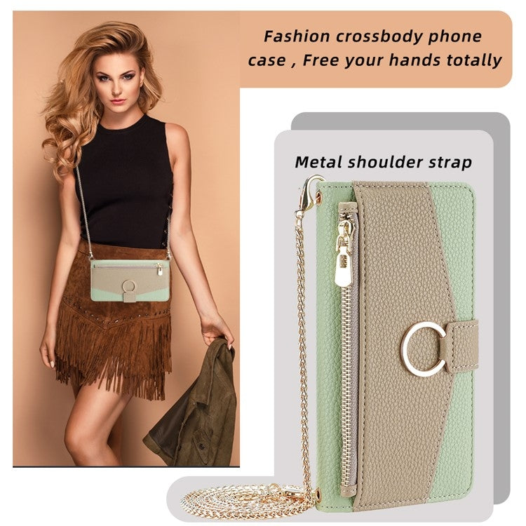 For Honor Magic6 5G Crossbody Litchi Texture Leather Phone Case(Green) - Honor Cases by PMC TechLife | Online Shopping South Africa | PMC TechLife | Buy Now Pay Later Mobicred
