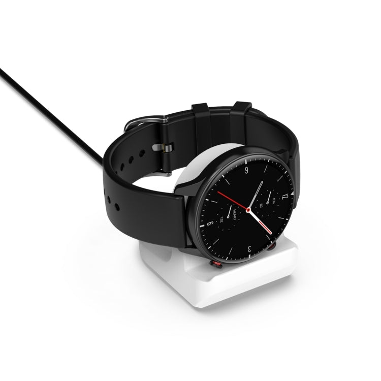 For Amazfit Active Smart Watch Silicone Charging Bracket without Charging Cable(White) - Charger by PMC Jewellery | Online Shopping South Africa | PMC Jewellery | Buy Now Pay Later Mobicred