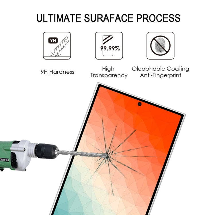 For Samsung Galaxy S24 Ultra 5G Full Glue Screen Tempered Glass Film, Support Fingerprint Unlocking - Galaxy S24 Ultra 5G Tempered Glass by PMC Jewellery | Online Shopping South Africa | PMC Jewellery