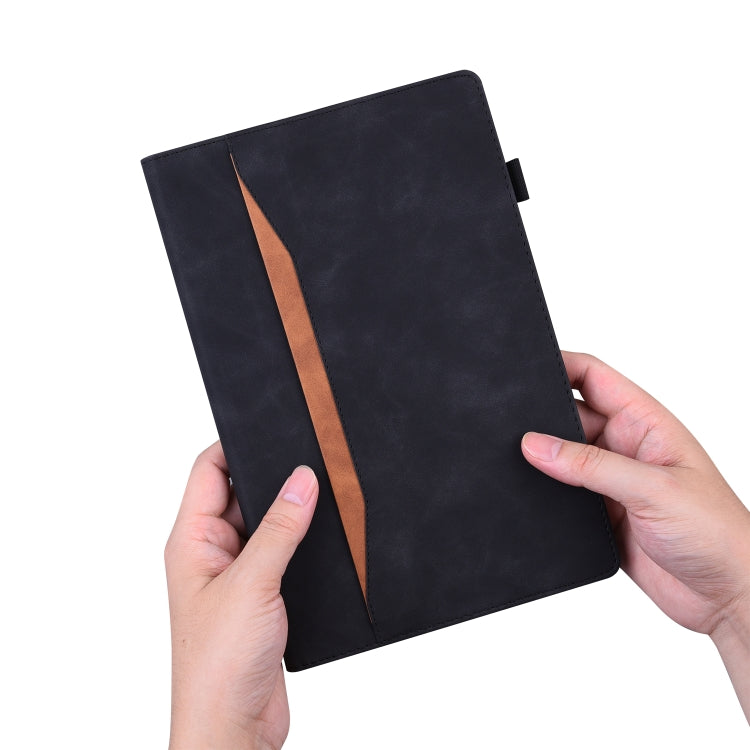 For Lenovo Tab M11 / Xiaoxin Pad 11 2024 Business Shockproof Horizontal Flip Leather Tablet Case(Black) - Lenovo by PMC Jewellery | Online Shopping South Africa | PMC Jewellery | Buy Now Pay Later Mobicred
