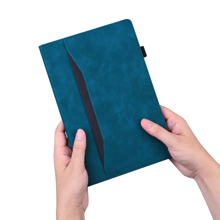 For Lenovo Tab M11 / Xiaoxin Pad 11 2024 2025 Business Shockproof Horizontal Flip Leather Tablet Case(Blue) - free shipping - PMC Jewellery - Order now!