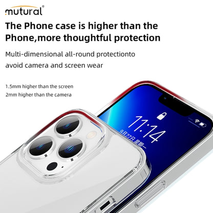 For iPhone 15 Pro Mutural Ice Series TPU Phone Case(Transparent) - iPhone 15 Pro Cases by Mutural | Online Shopping South Africa | PMC Jewellery | Buy Now Pay Later Mobicred