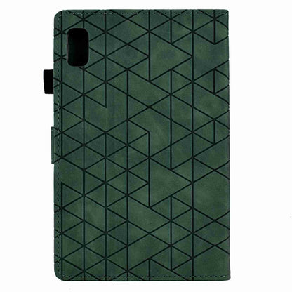 For Lenovo Tab M9 Rhombus TPU Smart Leather Tablet Case(Green) - Lenovo by PMC Jewellery | Online Shopping South Africa | PMC Jewellery | Buy Now Pay Later Mobicred