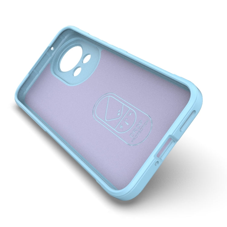 For Huawei nova 12 5G Magic Shield TPU + Flannel Phone Case(Black) - Huawei Cases by PMC TechLife | Online Shopping South Africa | PMC TechLife | Buy Now Pay Later Mobicred
