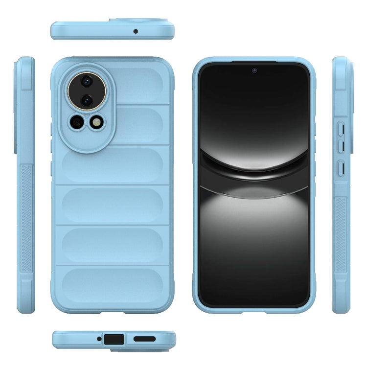 For Huawei nova 12 5G Magic Shield TPU + Flannel Phone Case(Light Blue) - Huawei Cases by PMC TechLife | Online Shopping South Africa | PMC TechLife | Buy Now Pay Later Mobicred